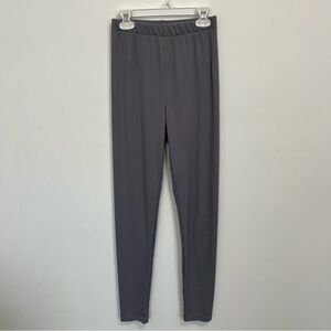 AERIE GREY RIBBED LEGGINGS